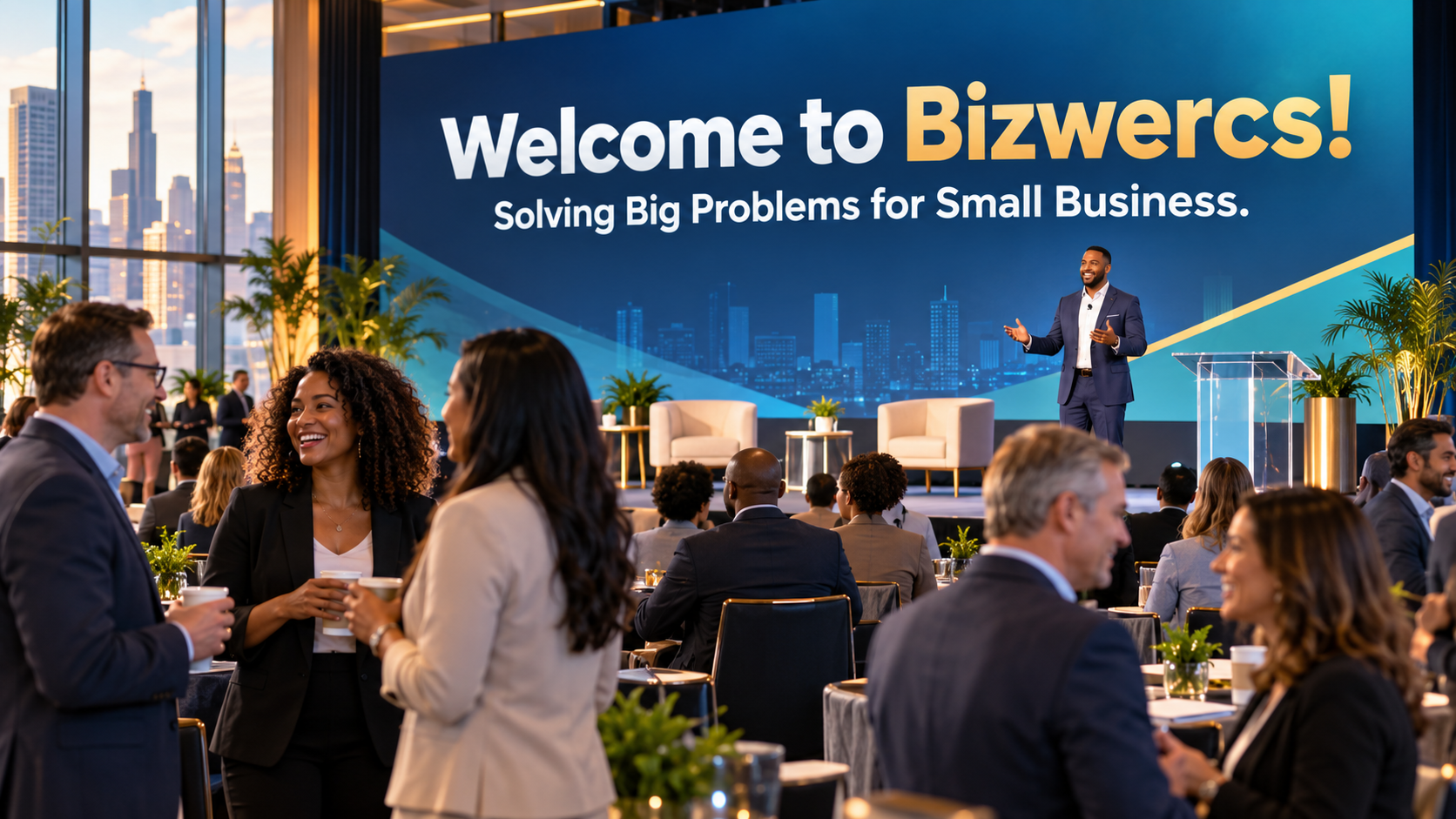Welcome to Bizwercs conference picture